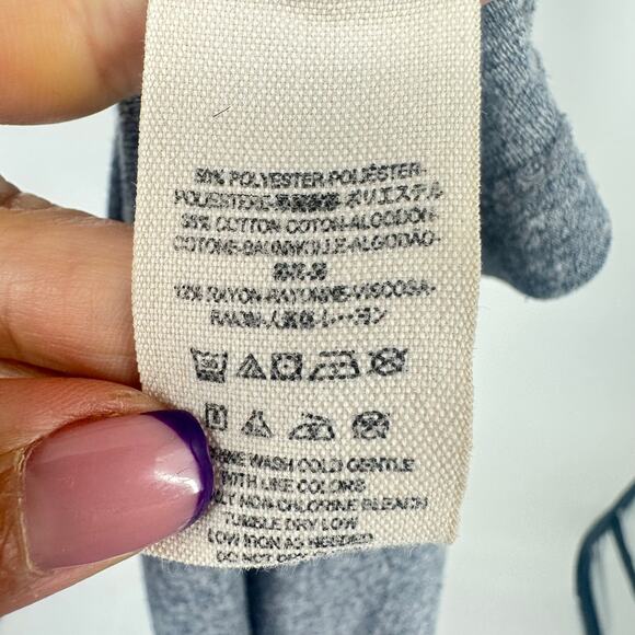 Free People Beach Midi Dress Size XS Racer Back Heather Grey Vacation Minimalist - Picture 6 of 12